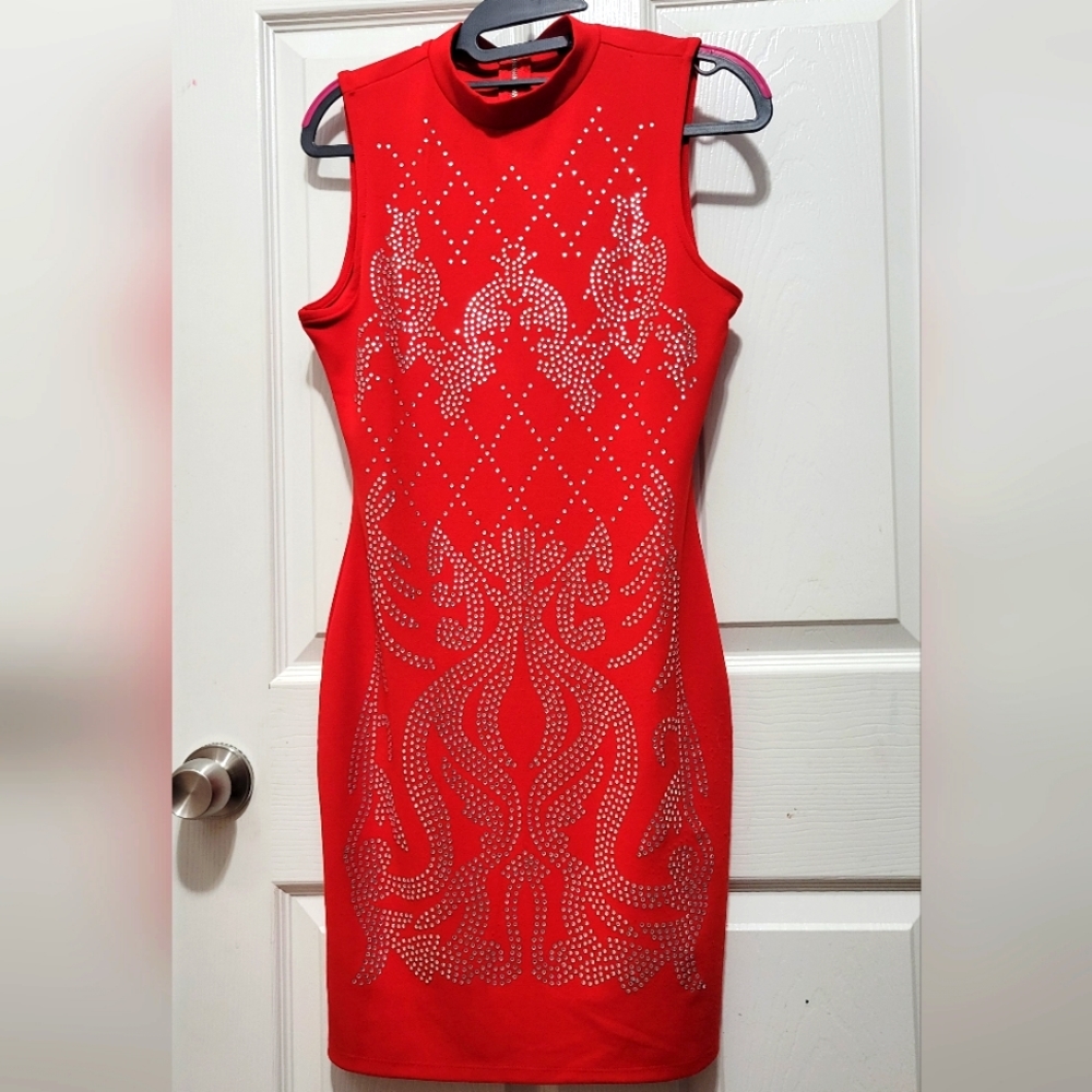sexy fancy red dress perfect for Valentine's Day size medium
